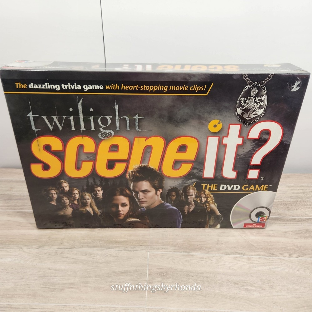 🔥 Twilight Saga Scene It DVD Trivia Board Game Mattel 2009 NIB Sealed Edward‎